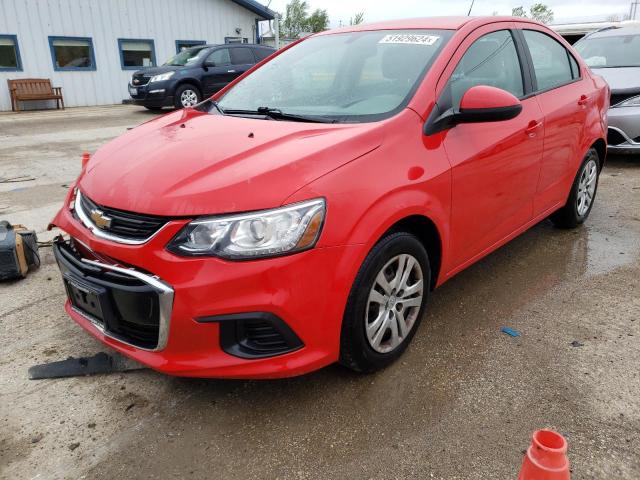 1G1JB5SH2H4149084 - 2017 CHEVROLET SONIC LS RED photo 1