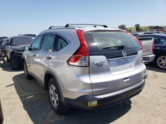 3CZRM3H36DG708129 - 2013 HONDA CR-V LX SILVER photo 2