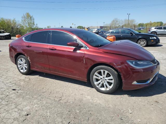 1C3CCCAB7FN738870 - 2015 CHRYSLER 200 LIMITED RED photo 4