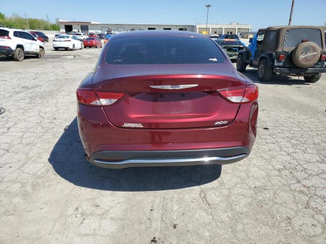 1C3CCCAB7FN738870 - 2015 CHRYSLER 200 LIMITED RED photo 6