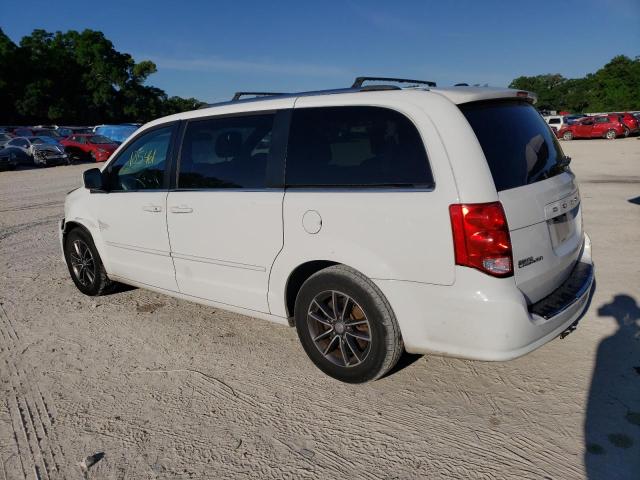 2C4RDGCG3HR766495 - 2017 DODGE GRAND CARA SXT WHITE photo 2