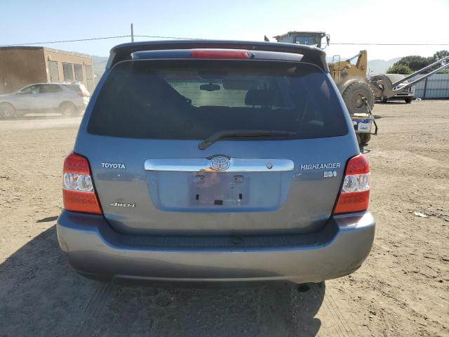 JTEEW21A860002834 - 2006 TOYOTA HIGHLANDER HYBRID BLUE photo 6