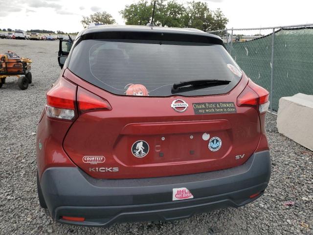 3N1CP5CU9KL502406 - 2019 NISSAN KICKS S RED photo 6