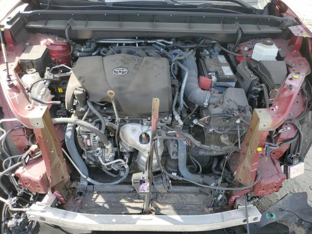 5TDFZRBH8LS025186 - 2020 TOYOTA HIGHLANDER PLATINUM RED photo 11