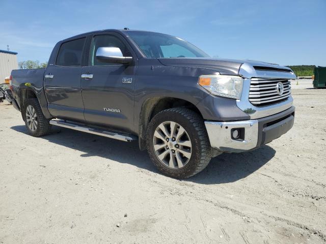 5TFHW5F10FX416709 - 2015 TOYOTA TUNDRA CREWMAX LIMITED GRAY photo 4