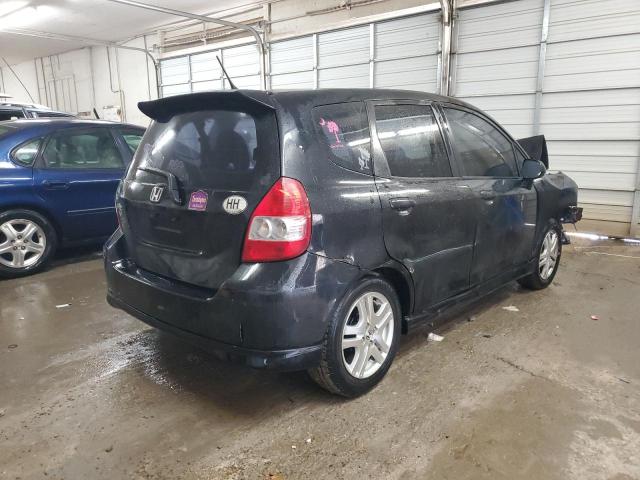 JHMGD37607S058525 - 2007 HONDA FIT S 黑色 照片 3