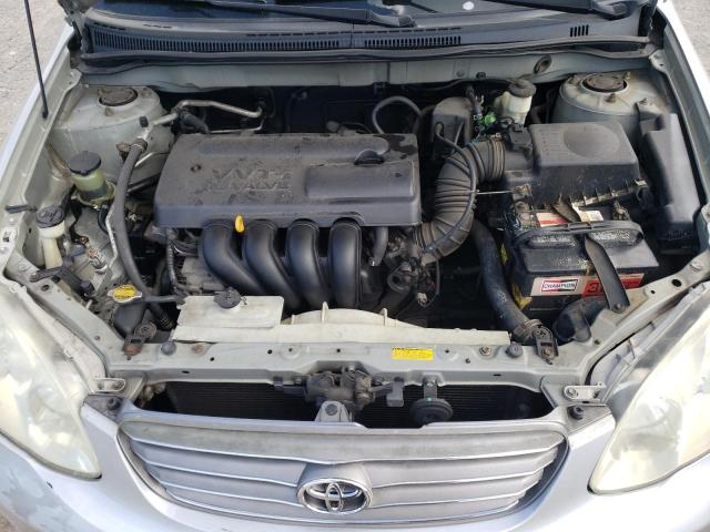 2T1BR32E64C249102 - 2004 TOYOTA COROLLA CE SILVER photo 11