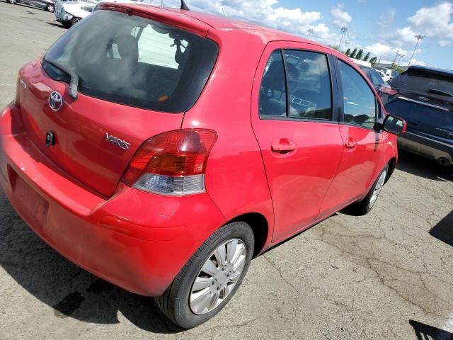 JTDKT4K3XA5291948 - 2010 TOYOTA YARIS RED photo 3