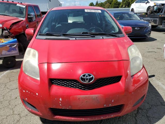 JTDKT4K3XA5291948 - 2010 TOYOTA YARIS RED photo 5