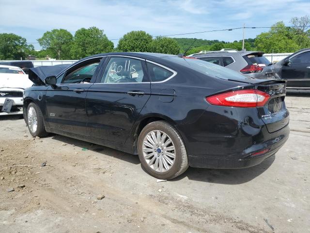 3FA6P0SU2ER342777 - 2014 FORD FUSION TITANIUM PHEV BLACK photo 2