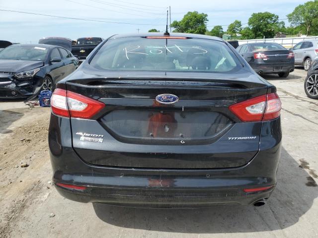 3FA6P0SU2ER342777 - 2014 FORD FUSION TITANIUM PHEV BLACK photo 6