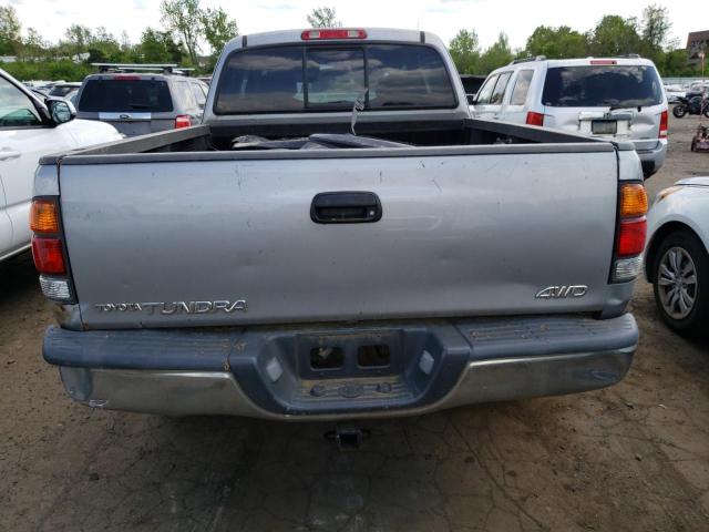 5TBBN44134S435434 - 2004 TOYOTA TUNDRA ACCESS CAB SR5 SILVER photo 6