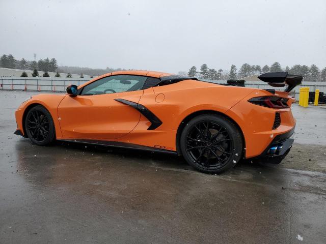 1G1YA2D46P5136681 - 2023 CHEVROLET CORVETTE STINGRAY 1LT ORANGE photo 2