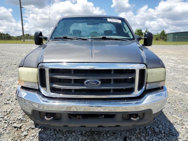 1FTNX20L24EB98046 - 2004 FORD F250 SUPER DUTY GRAY photo 5