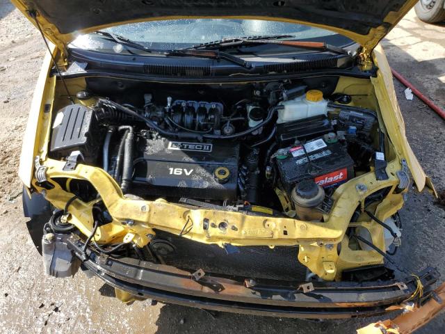 KL1TD66697B759168 - 2007 CHEVROLET AVEO BASE YELLOW photo 11