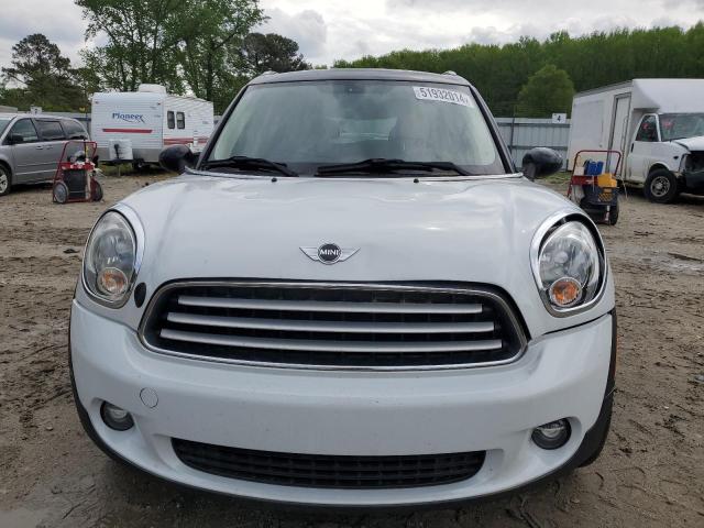 WMWZB3C58EWM31861 - 2014 MINI COOPER COUNTRYMAN WHITE photo 5