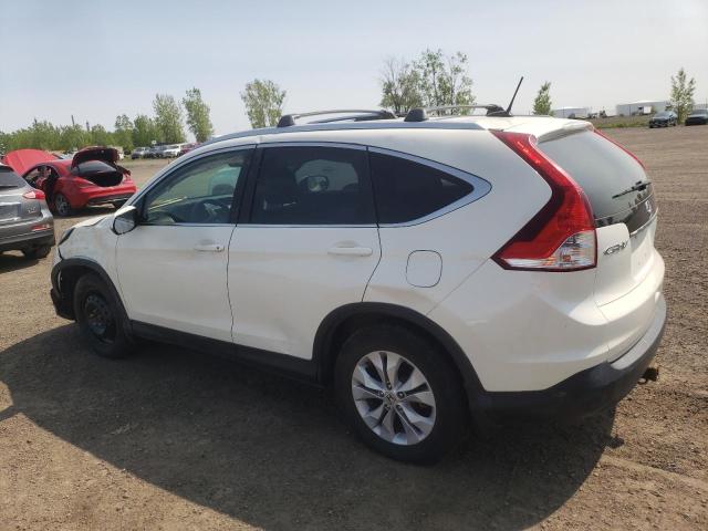 2HKRM4H75EH131360 - 2014 HONDA CR-V EXL WHITE photo 2