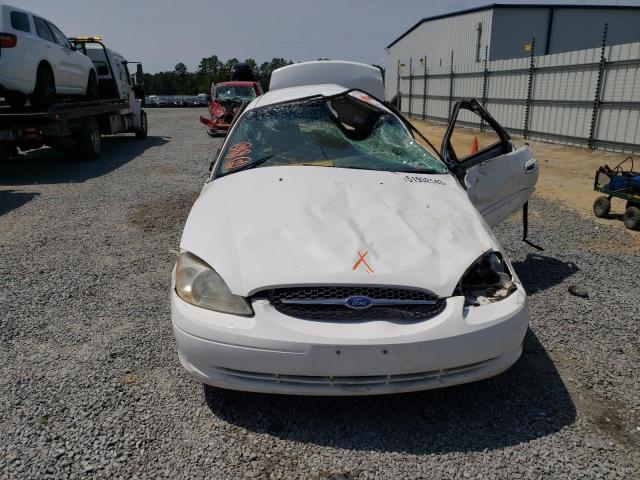 1FAHP56S41A206525 - 2001 FORD TAURUS SEL WHITE photo 5