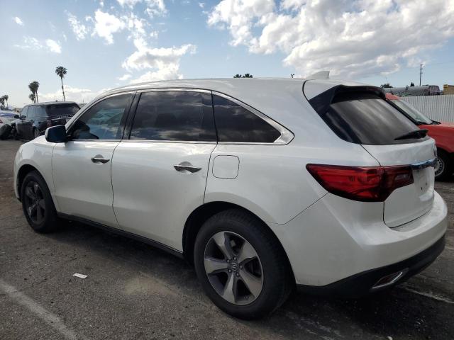 5FRYD3H21EB014382 - 2014 ACURA MDX WHITE photo 2