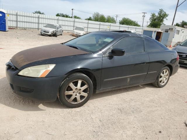 1HGCM82605A003534 - 2005 HONDA ACCORD EX BLACK photo 1