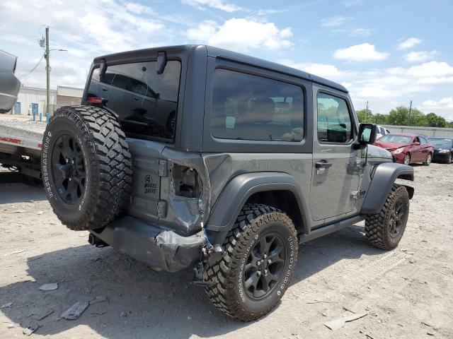 1C4GJXAN9MW626552 - 2021 JEEP WRANGLER SPORT GRAY photo 3