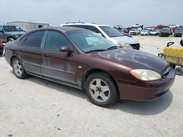 1FAFP56S1YG125674 - 2000 FORD TAURUS SEL BURGUNDY photo 4