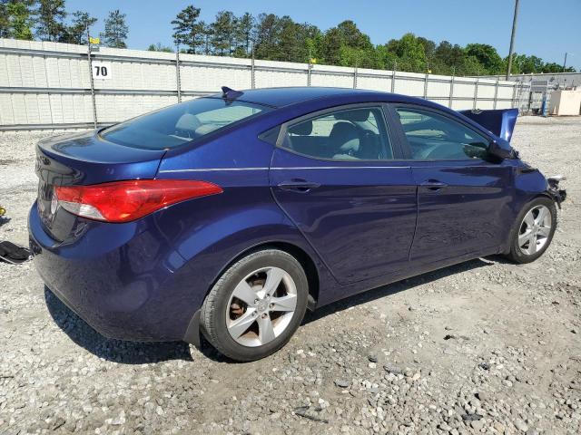 5NPDH4AE6DH276915 - 2013 HYUNDAI ELANTRA GLS BLUE photo 3