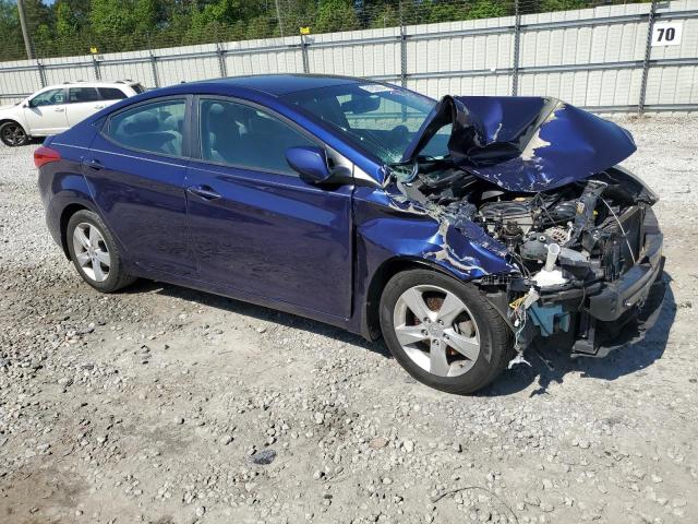 5NPDH4AE6DH276915 - 2013 HYUNDAI ELANTRA GLS BLUE photo 4