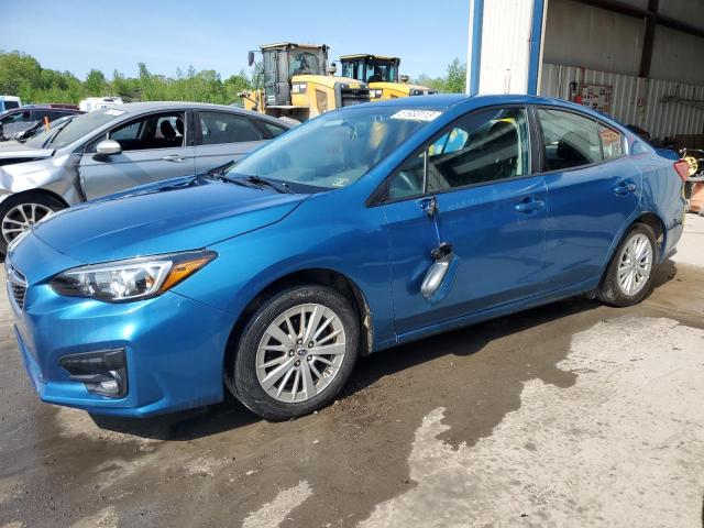 4S3GKAD65J3616533 - 2018 SUBARU IMPREZA PREMIUM PLUS BLUE photo 1