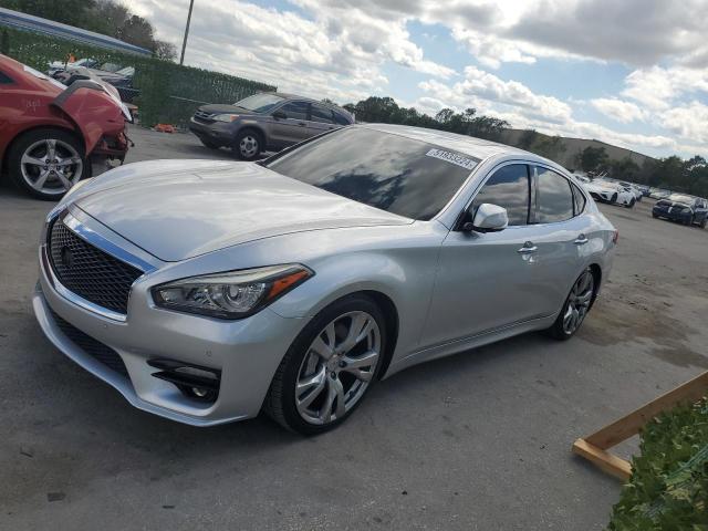 JN1BY1ARXFM561153 - 2015 INFINITI Q70 3.7 SILVER photo 1