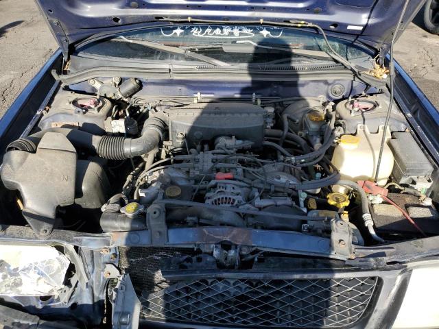 JF1SF65501G713476 - 2001 SUBARU FORESTER S BLUE photo 11