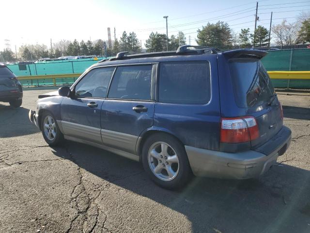 JF1SF65501G713476 - 2001 SUBARU FORESTER S BLUE photo 2