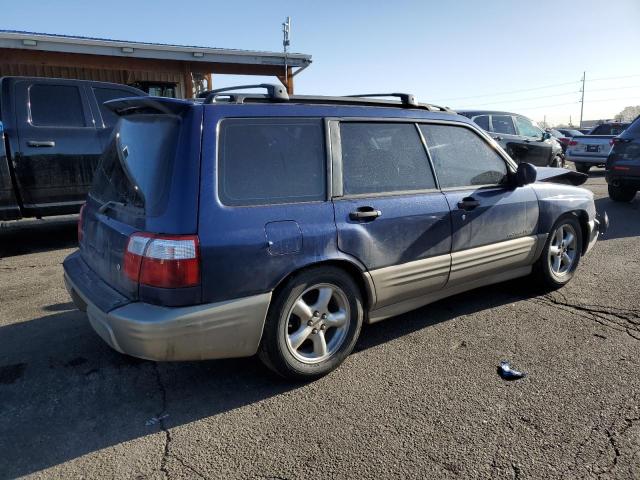 JF1SF65501G713476 - 2001 SUBARU FORESTER S BLUE photo 3