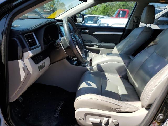 5TDKKRFH0FS049788 - 2015 TOYOTA HIGHLANDER XLE BLACK photo 7