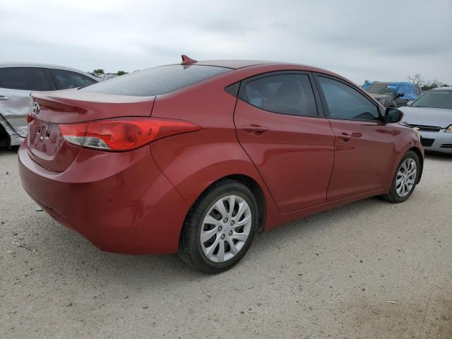 5NPDH4AEXDH178034 - 2013 HYUNDAI ELANTRA GLS RED photo 3