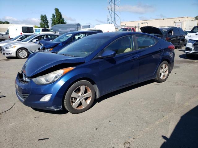 KMHDH4AE5DU753853 - 2013 HYUNDAI ELANTRA GLS BLUE photo 1