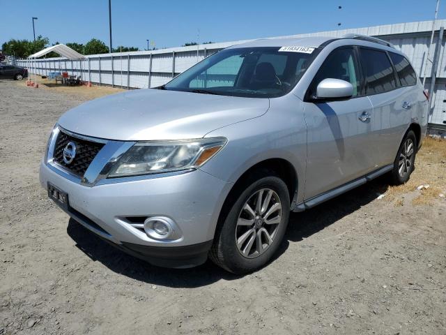 5N1AR2MM4DC633538 - 2013 NISSAN PATHFINDER S 银色 照片 1