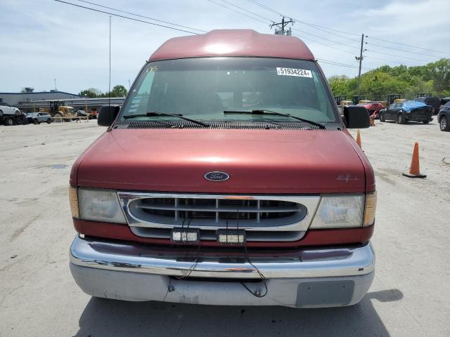 1FDRE14W6YHA31243 - 2000 FORD ECONOLINE E150 VAN RED photo 5