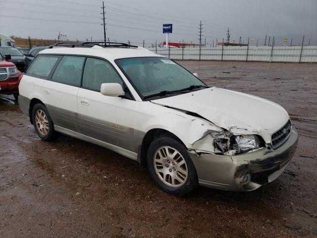 4S3BH895137659330 - 2003 SUBARU LEGACY OUTBACK H6 3.0 SPECIAL WHITE photo 4