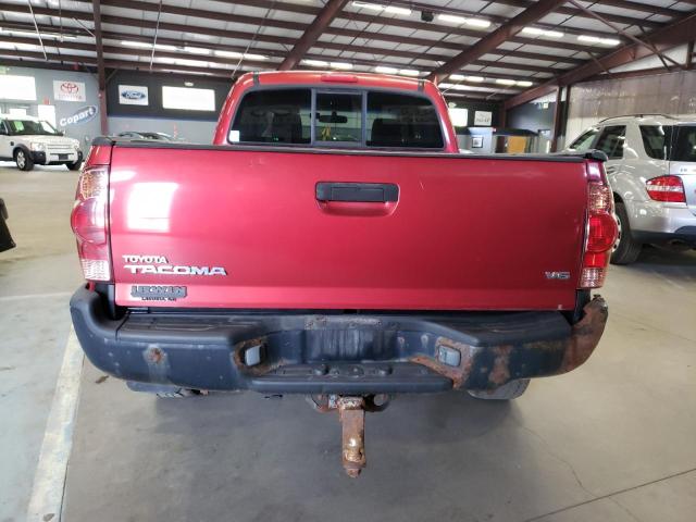 5TEUU42N77Z354680 - 2007 TOYOTA TACOMA ACCESS CAB წითელი ფოტო 6