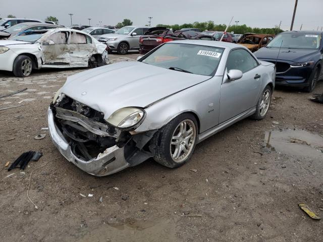 WDBKK47F0XF082659 - 1999 MERCEDES-BENZ SLK 230 KOMPRESSOR SILVER photo 1