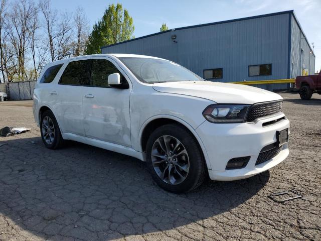 1C4RDHDG6KC691019 - 2019 DODGE DURANGO GT WHITE photo 4