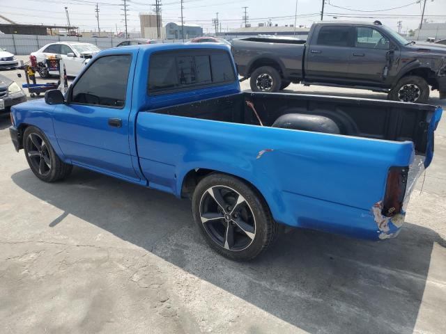 JT4RN81R8L0057877 - 1990 TOYOTA PICKUP 1/2 TON SHORT WHEELBASE BLUE photo 2