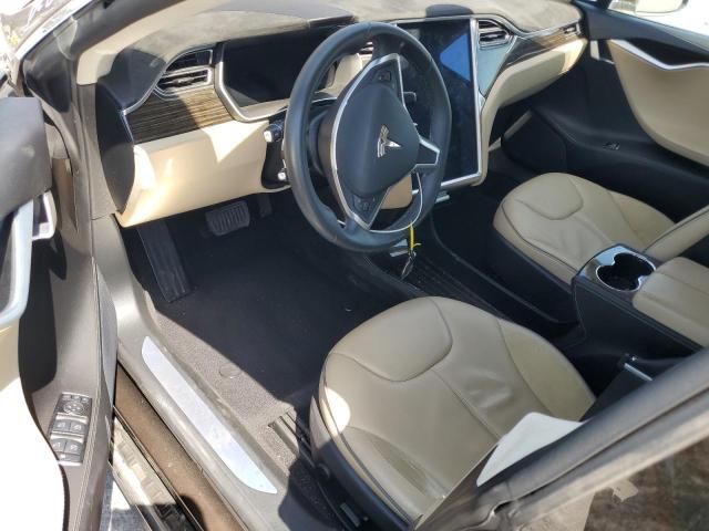 5YJSA1H19EFP60266 - 2014 TESLA MODEL S BROWN photo 8