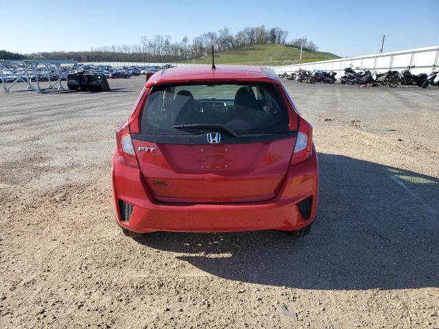 3HGGK5H52HM712235 - 2017 HONDA FIT LX RED photo 6