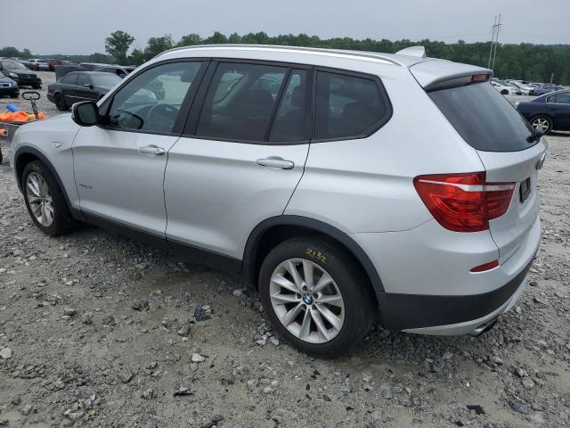 5UXWX9C56E0D28260 - 2014 BMW X3 XDRIVE28I SILVER photo 2