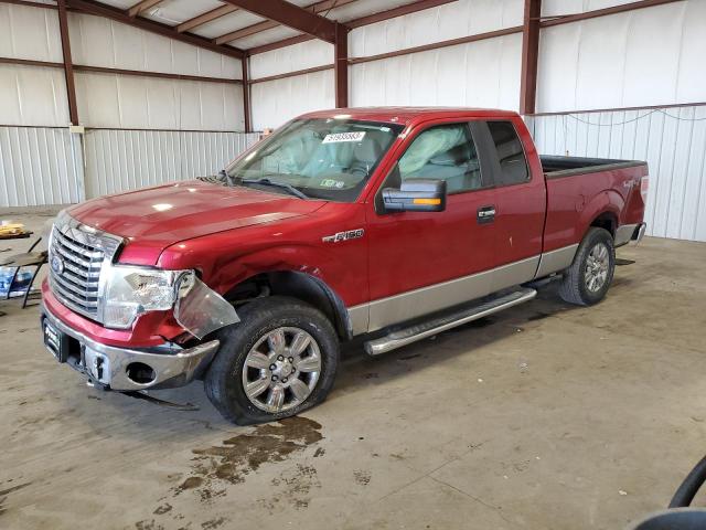 1FTEX1E86AFB76345 - 2010 FORD F150 SUPER CAB RED photo 1