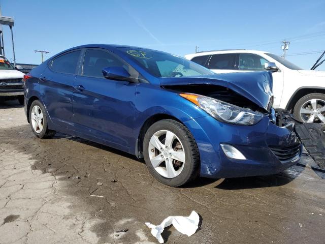 KMHDH4AE4DU761796 - 2013 HYUNDAI ELANTRA GLS BLUE photo 4