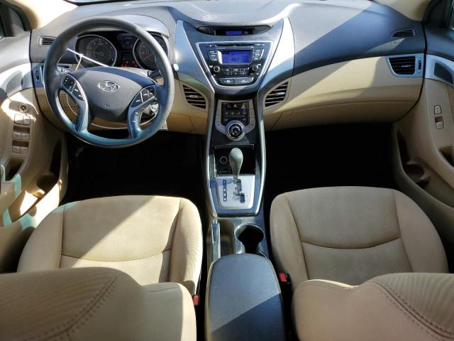 KMHDH4AE4DU761796 - 2013 HYUNDAI ELANTRA GLS BLUE photo 8