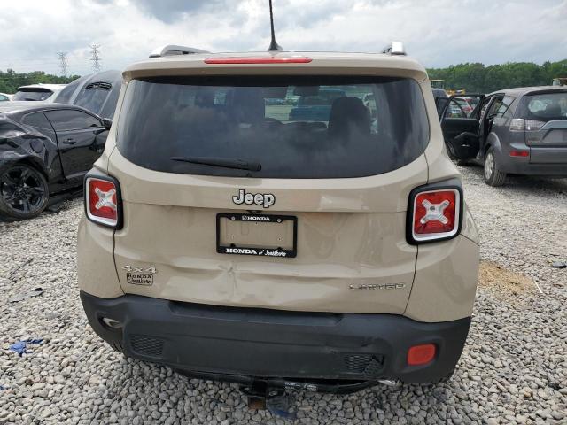 ZACCJBDT2FPC30619 - 2015 JEEP RENEGADE LIMITED BEIGE photo 6